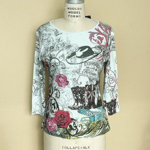 90s Y2K Aesthetic Cowgirl Themed Top Katina Marie